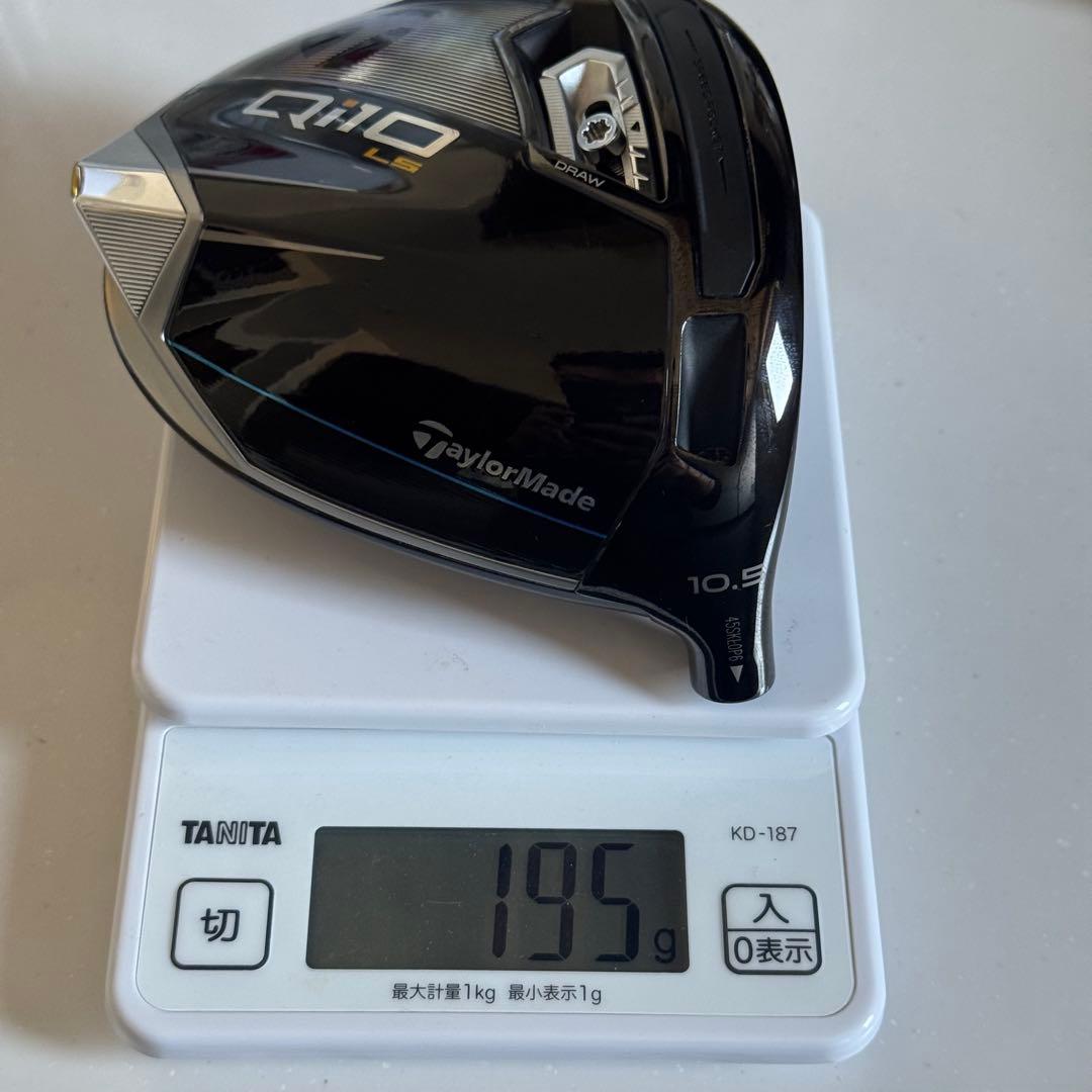 【中古美品】テーラーメイド Qi10 LS 10.5° 純正ヘッドカバーあり