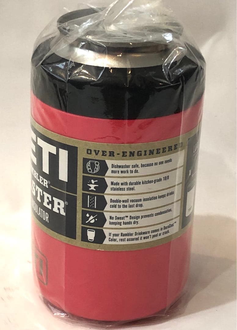 YETI イエティ 12OZ ランブラー コルスター 缶ホルダー ピンク 未使用