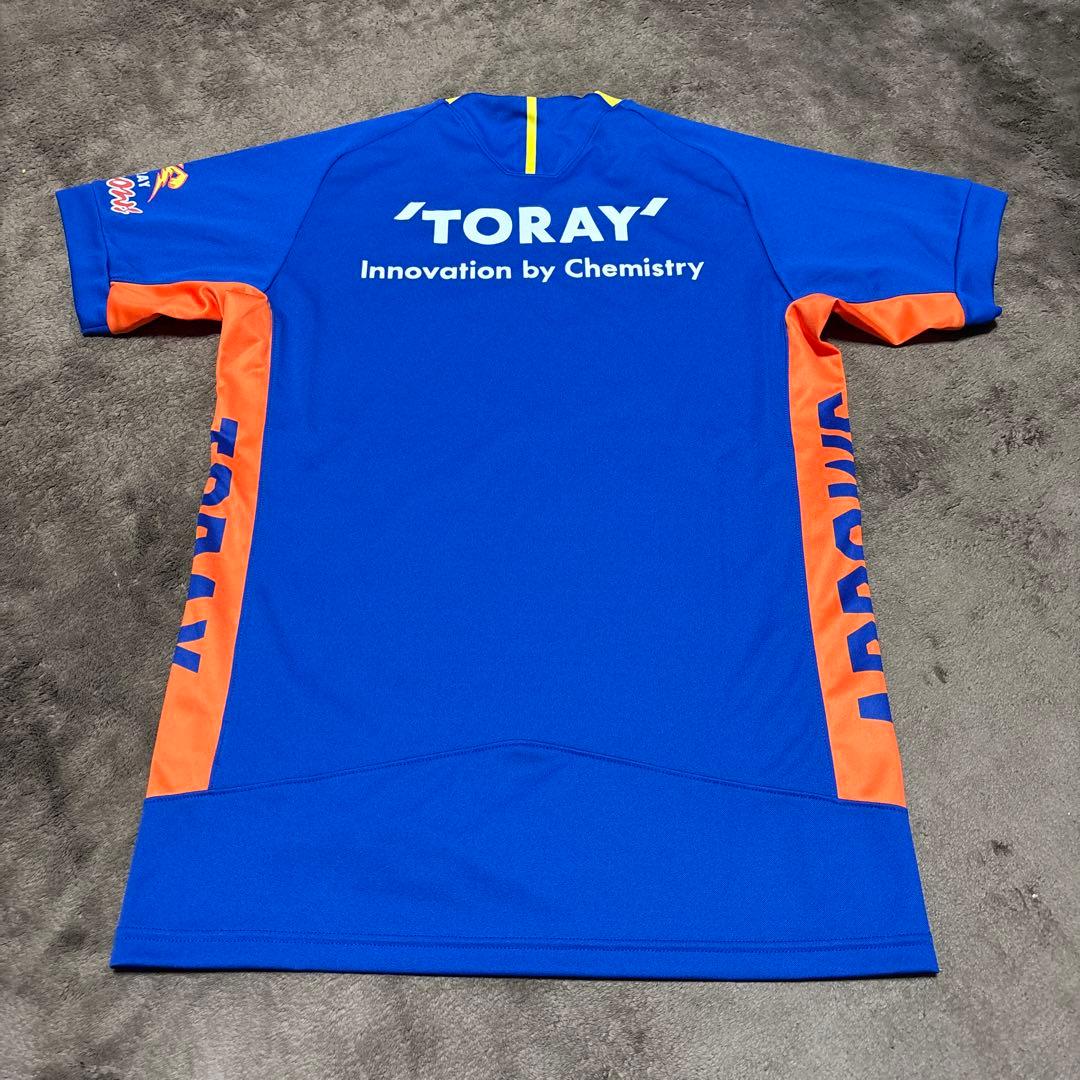 【美品】東レアローズ静岡 アシックス トレーニングウェア 練習着 半袖Tシャツ