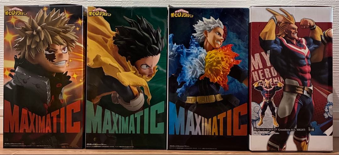 ヒロアカ　フィギュア　デク　かっちゃん 轟　セット　MAXIMATIC