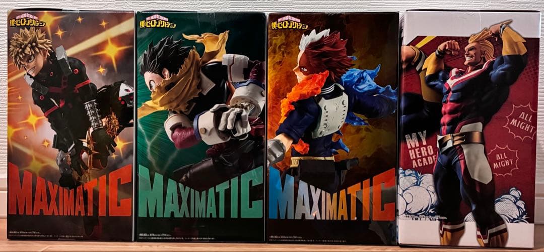 ヒロアカ　フィギュア　デク　かっちゃん 轟　セット　MAXIMATIC