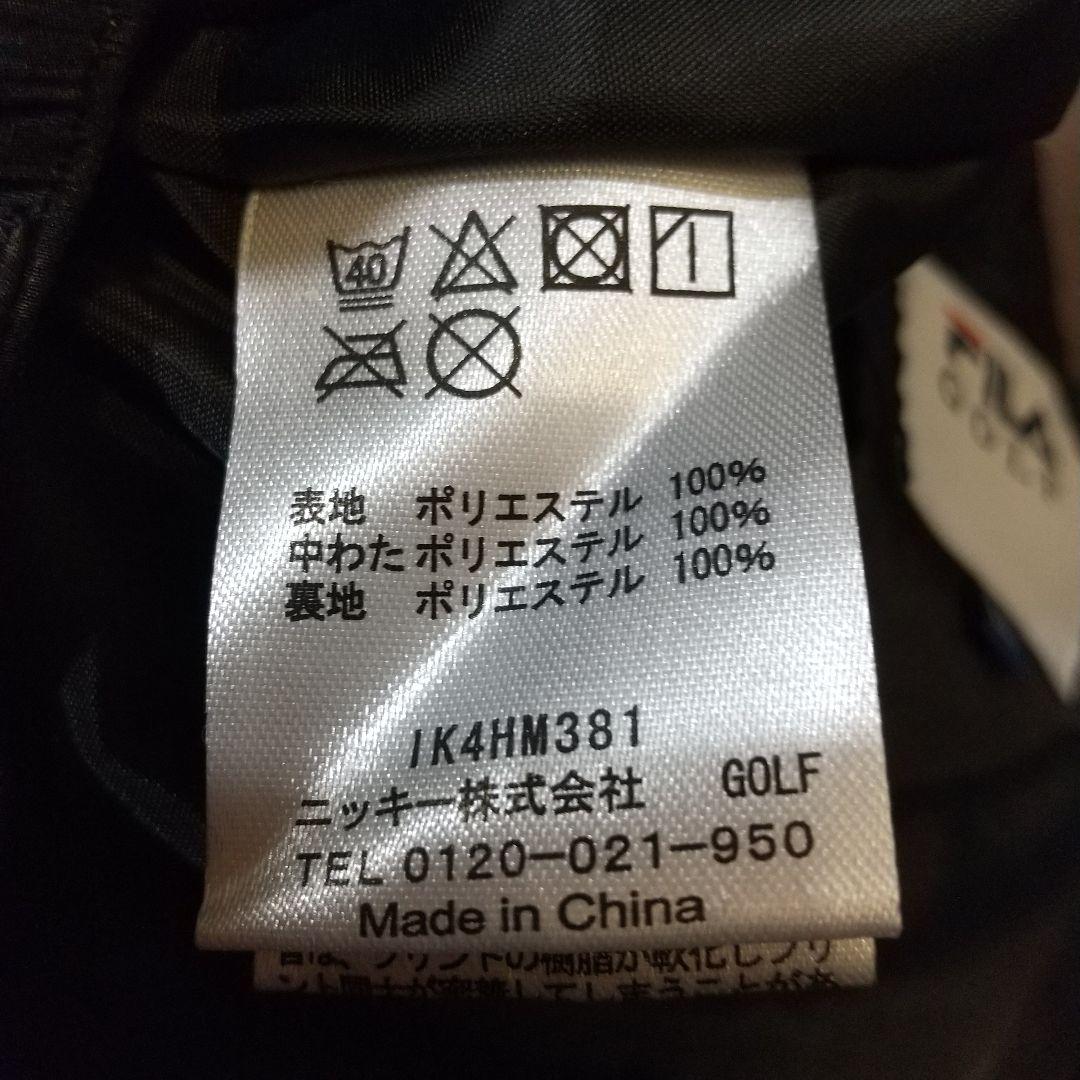 FILA ゴルフウェア ブラック 上下セット