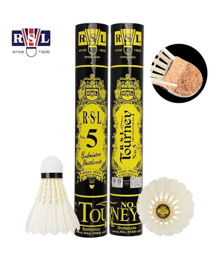 RSL No. 5 バドミントンシャトル 2本入り24個