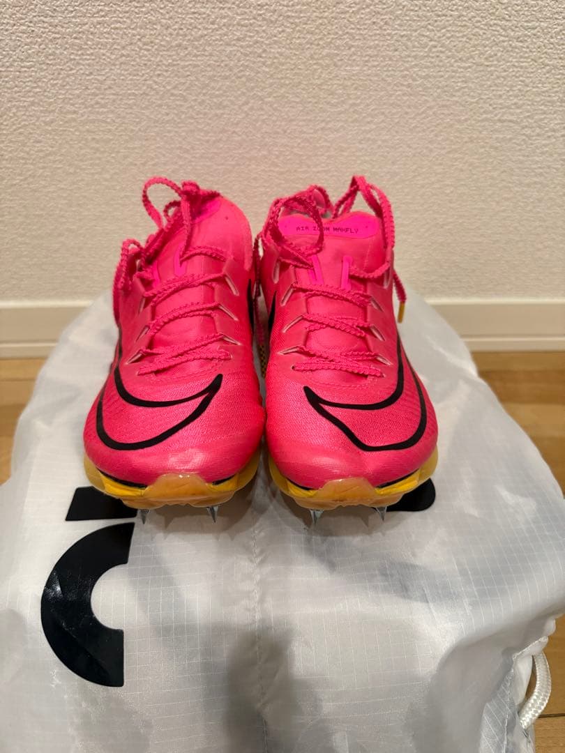 Nike エアズーム マックスフライ24.5cm 極美品 maxfly ピンク