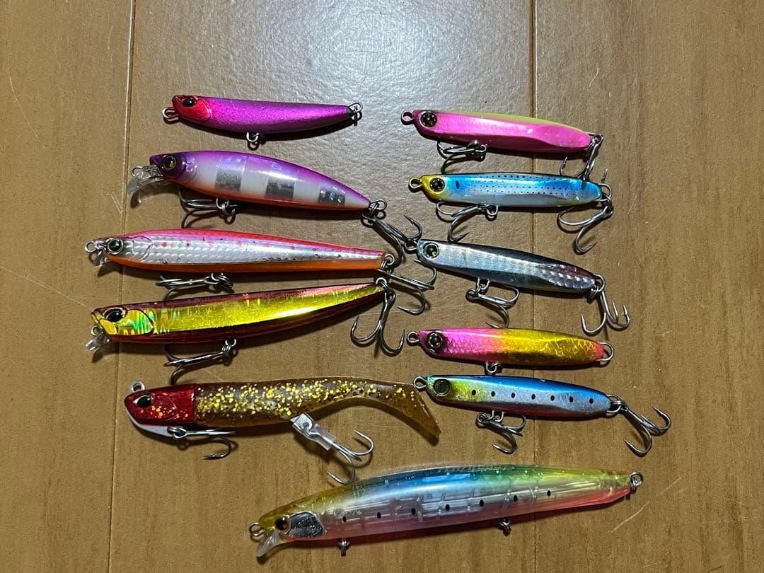 サーフルアー11個セット スピンビーム フリッパー等