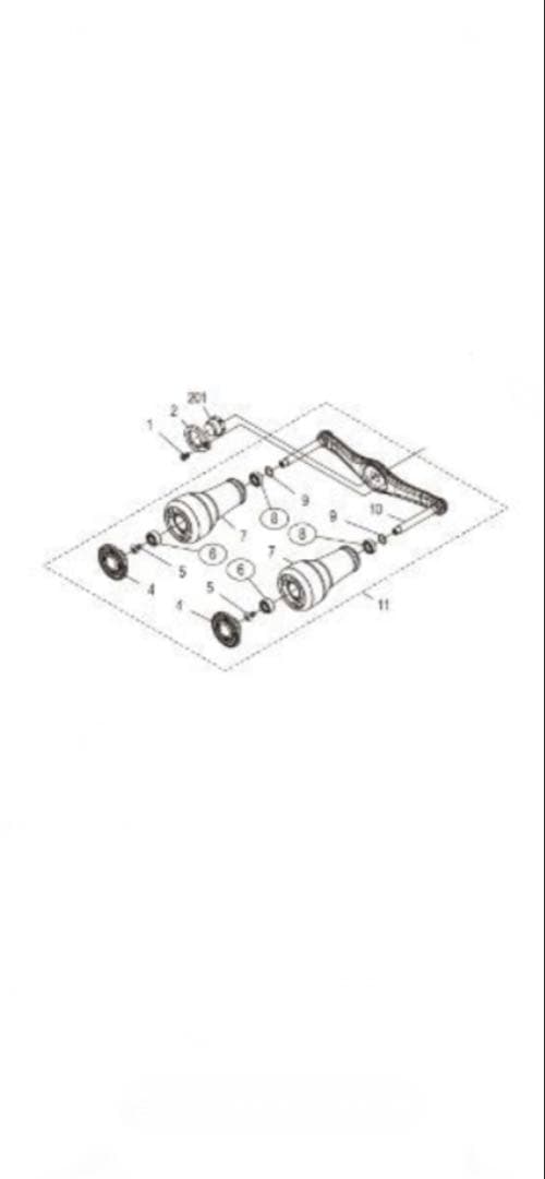【新品未使用】23カルカッタコンクエストMD 300 400LH純正ハンドル組