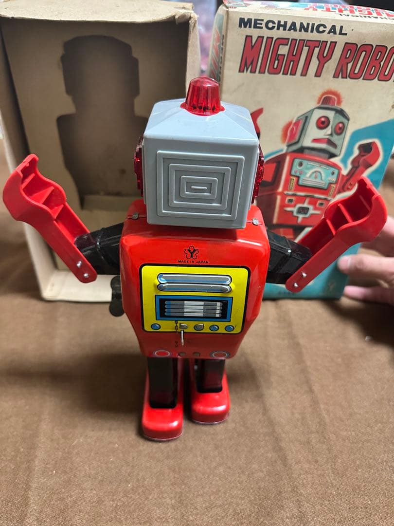 マイティロボット ブリキ MECHANICAL MIGHTY ROBOT