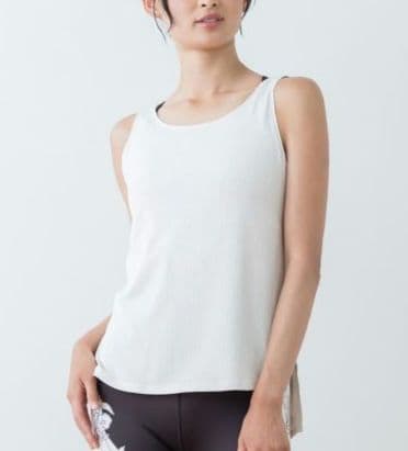 【Web限定品・10月秋の新作・SUKALA】　オシャレタンクトップ　ホワイト