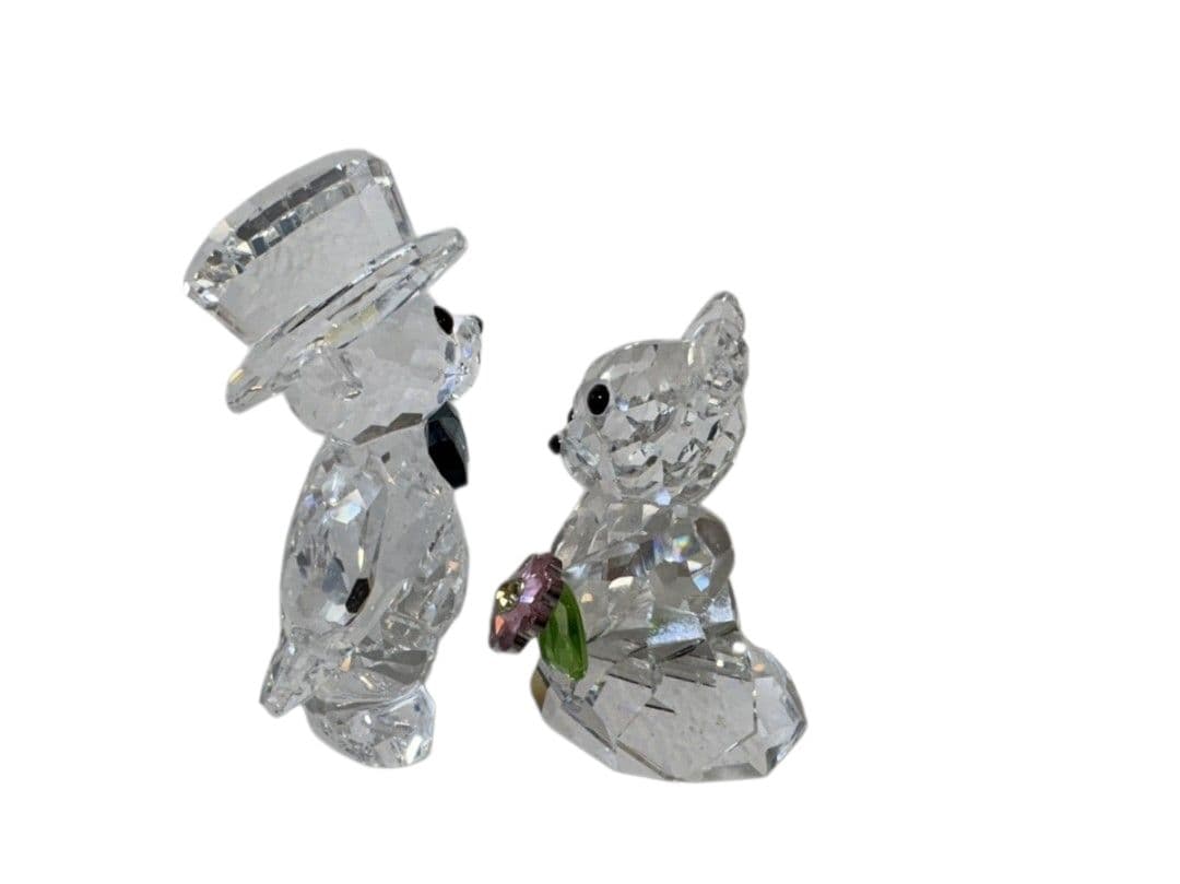 ​美品 スワロフスキー Krisベア Happy Together ウェディング