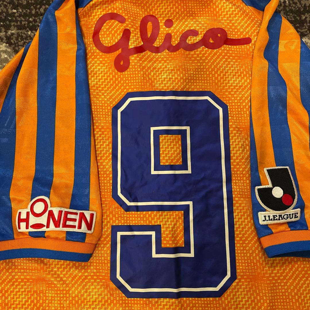清水エスパルス #9 長谷川健太 直筆サイン入りユニフォーム（透かし入り）