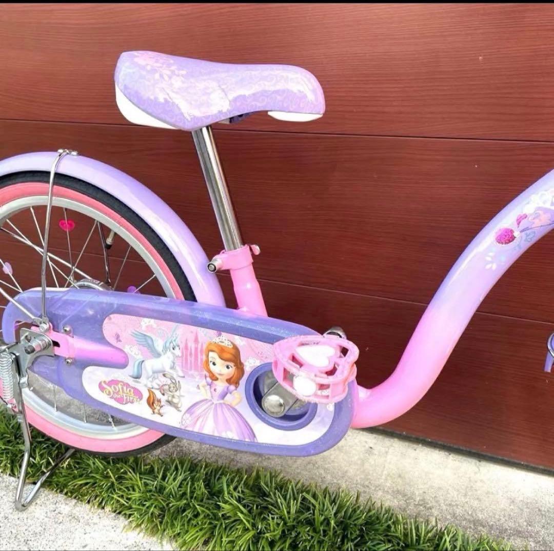 ディズニー　ちいさなプリンセス ソフィア 18インチ　自転車　Sofia