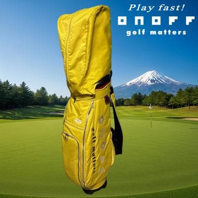 ONOFF オノフ カート型 キャディバッグ イエロー