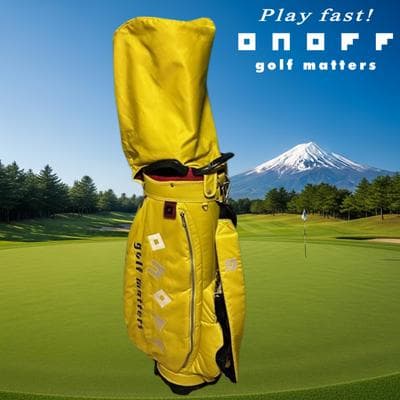 ONOFF オノフ カート型 キャディバッグ イエロー