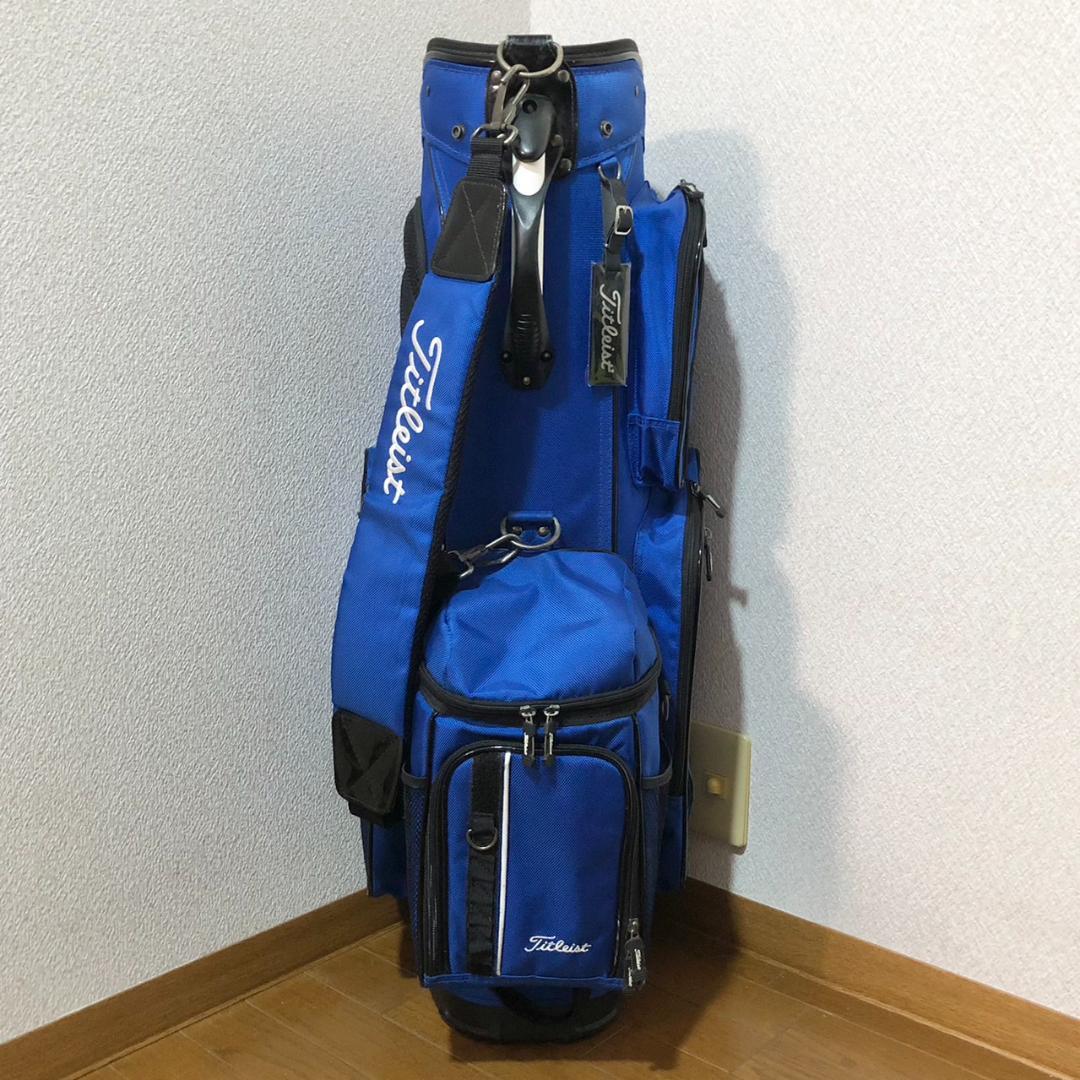 【希少】 Titleist タイトリスト ゴルフ キャディバッグ 脱着式ポーチ