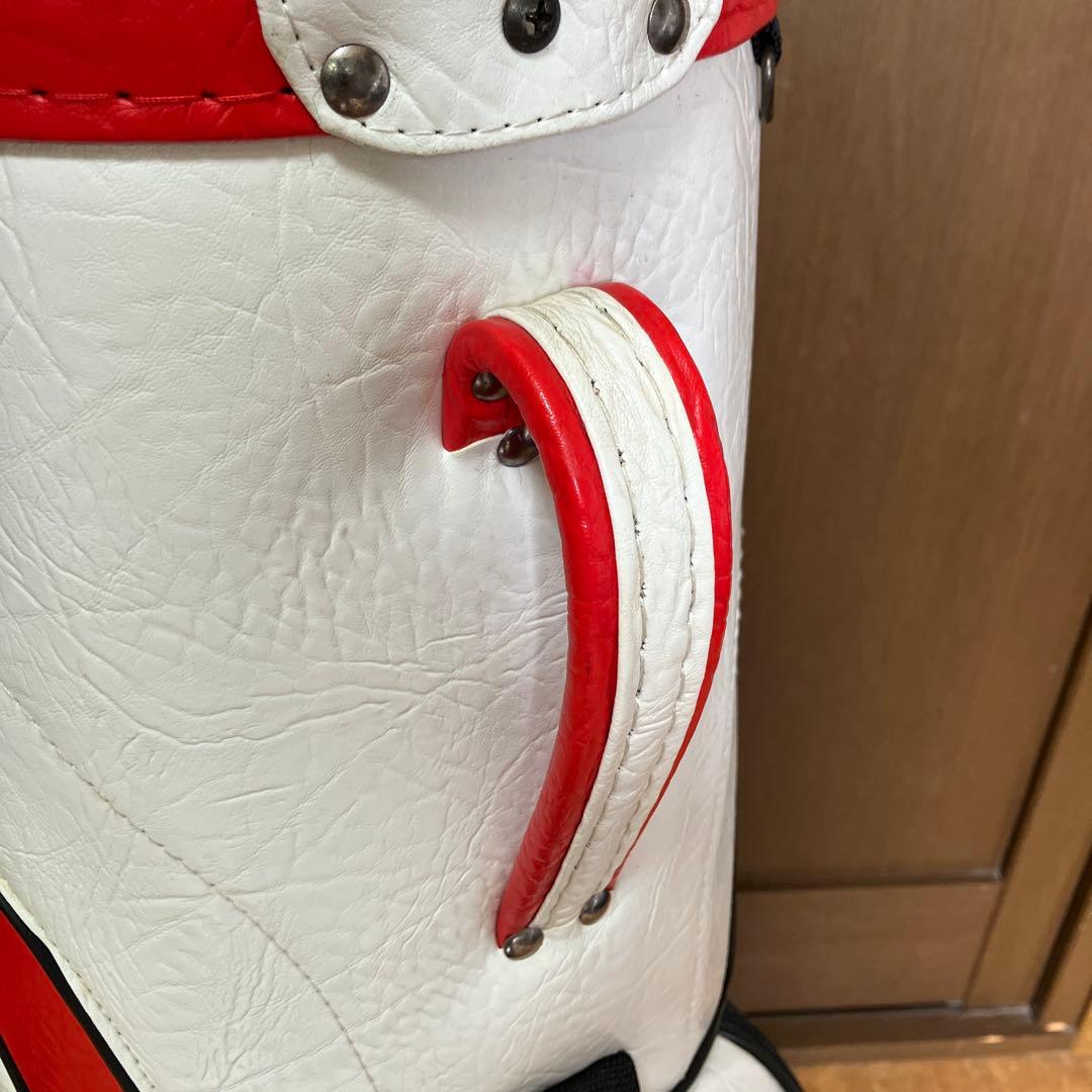 NIKE ナイキ　ゴルフ　キャディバッグ 赤×白