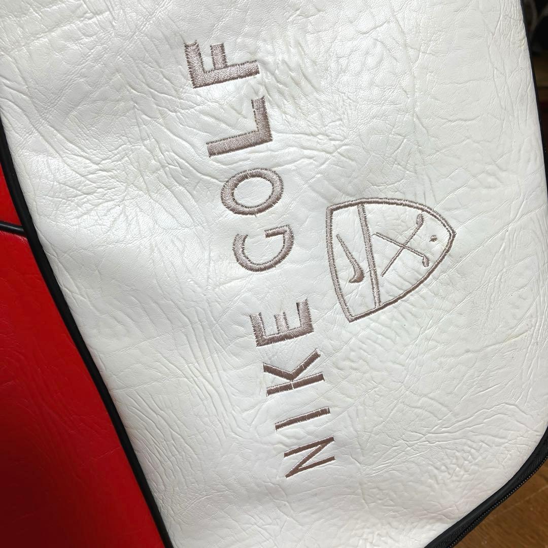 NIKE ナイキ　ゴルフ　キャディバッグ 赤×白