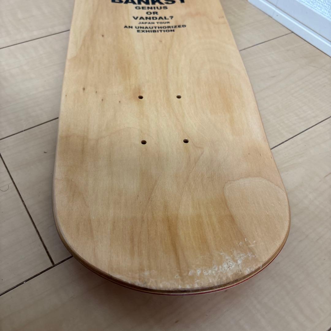 【最終値下げ】MEDICOM TOYスケートボードデッキ　バンクシー