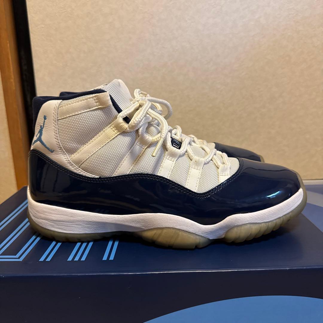 Air Jordan 11 ネイビー/ホワイト シューズ 28cm