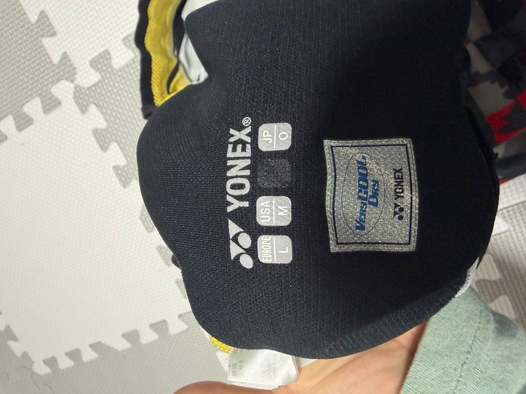 YONEX バドミントンパンツ Oサイズ グレー/レッド/ブラック