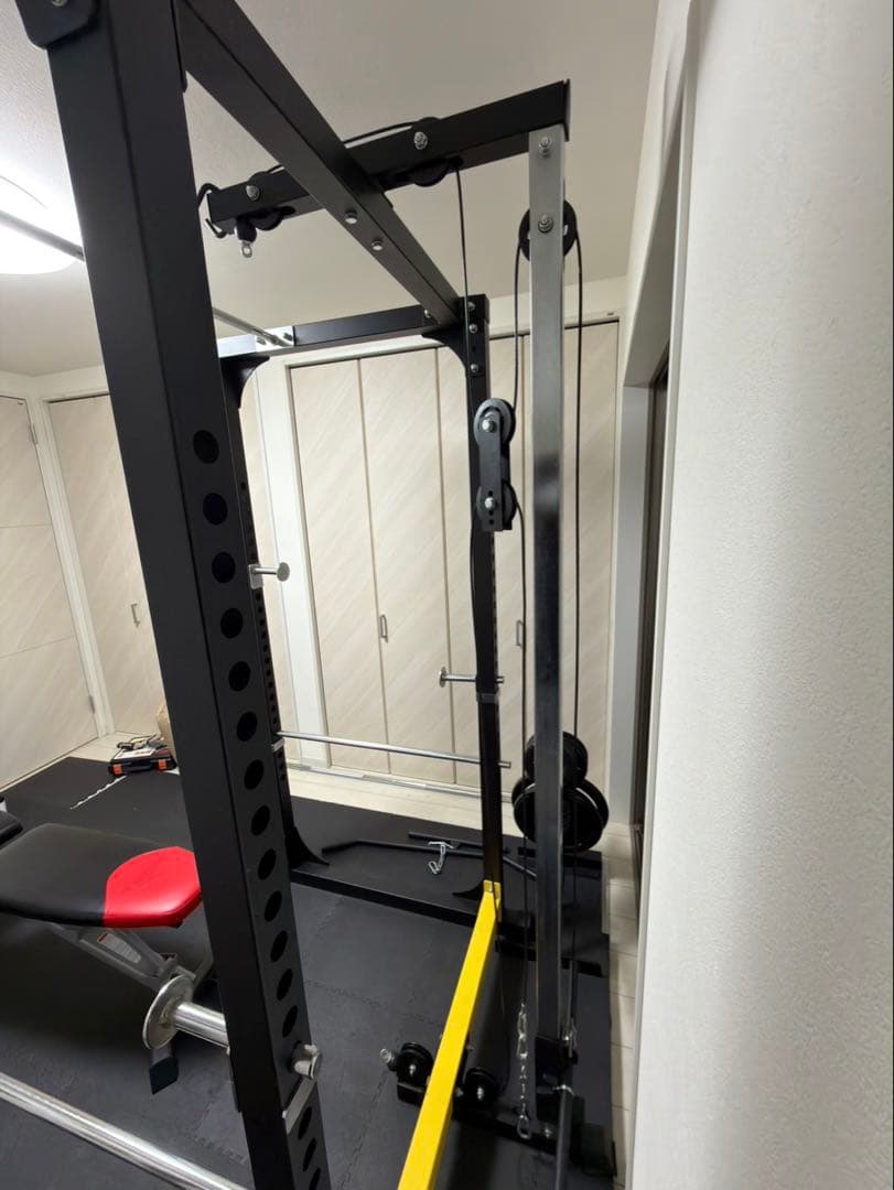 BODYMAKER バーベルラック ケーブルシステム付き