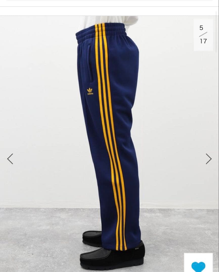 昨年購入adidas ネイビー ストライプ トラックパンツサイズL