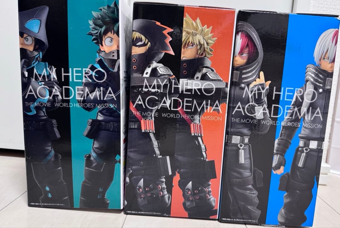 僕のヒーローアカデミア WORLD HEROS MISSION 3体セット