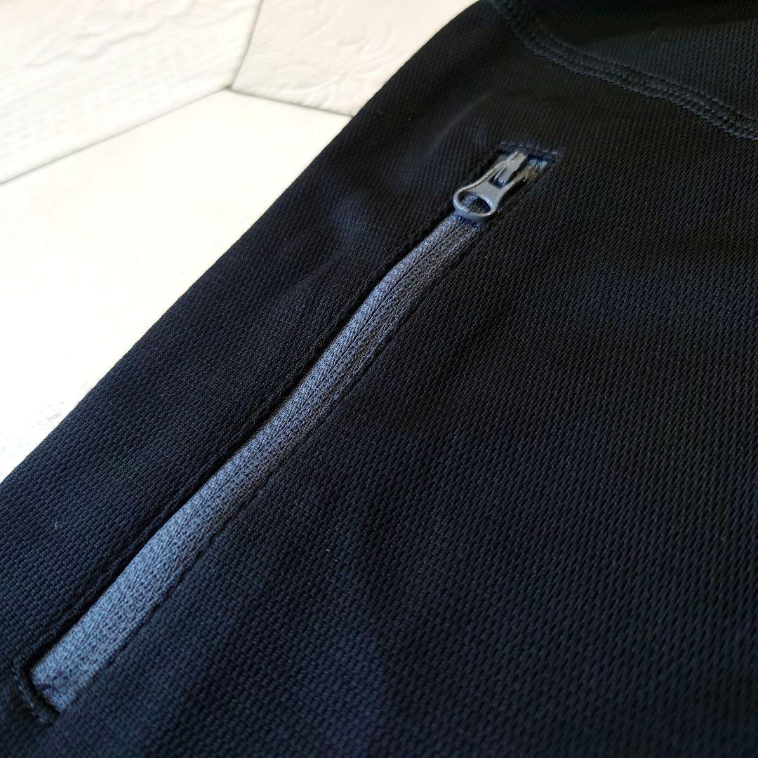 極美品 INX.label プルオーバー ドライラッシュパーカー ブラック