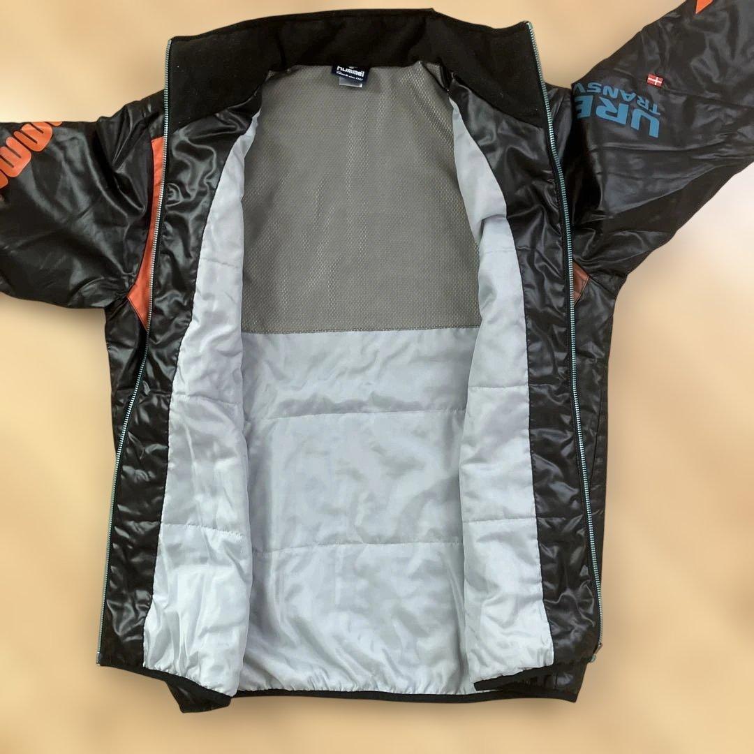 hummel ウィンドブレーカー上下セット オレンジ・ブラック