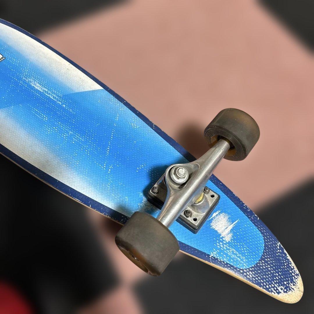 Fluid skateboards スラローム　サーフィントレーニング