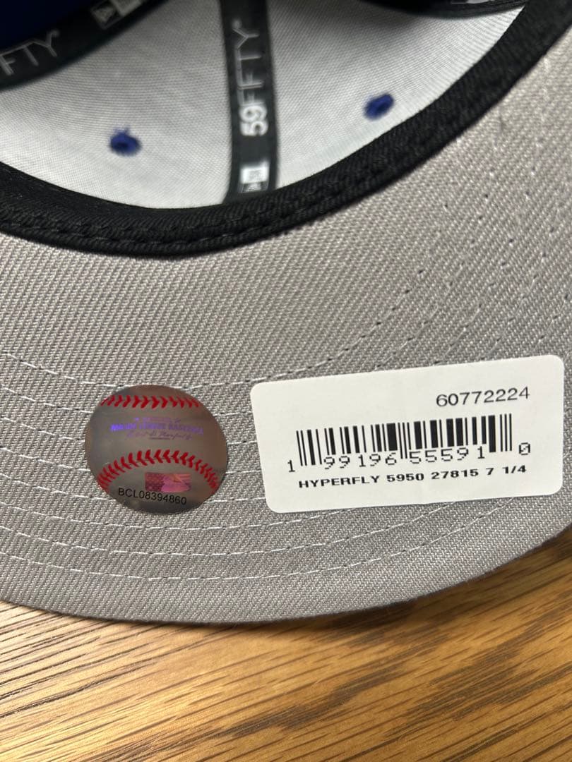 ドジャース　カタカナコレクションNew Era 59FIFTY ネイビーキャップ