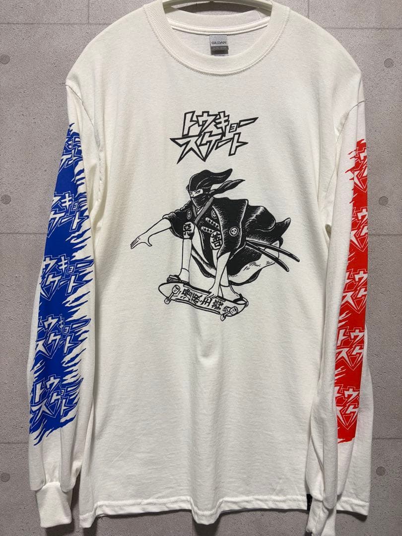 トウキョースケート　ロンT オールドスケート　長袖　Tシャツ スケボー