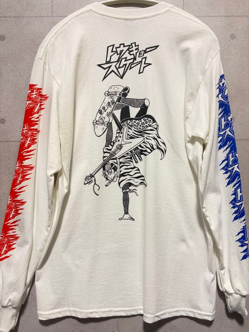 トウキョースケート　ロンT オールドスケート　長袖　Tシャツ スケボー