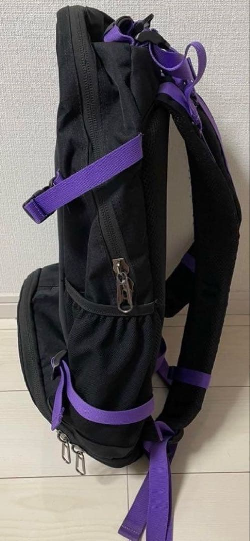 【美品✨】スポルディング バスケ リュック バックパック ブラック　パープル