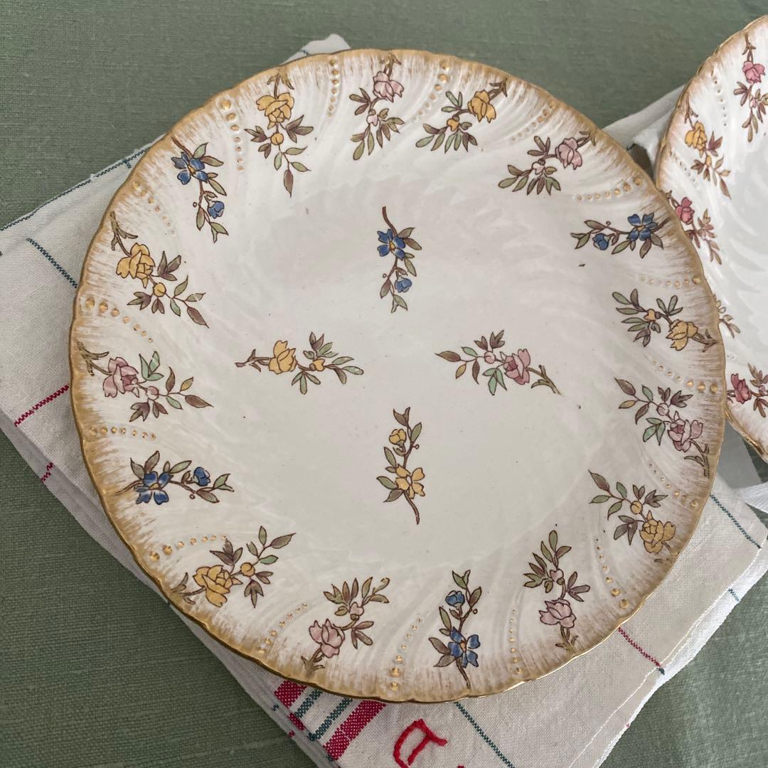 Sarreguemines　ルイ15世　プレートセットフランスアンティーク【C】