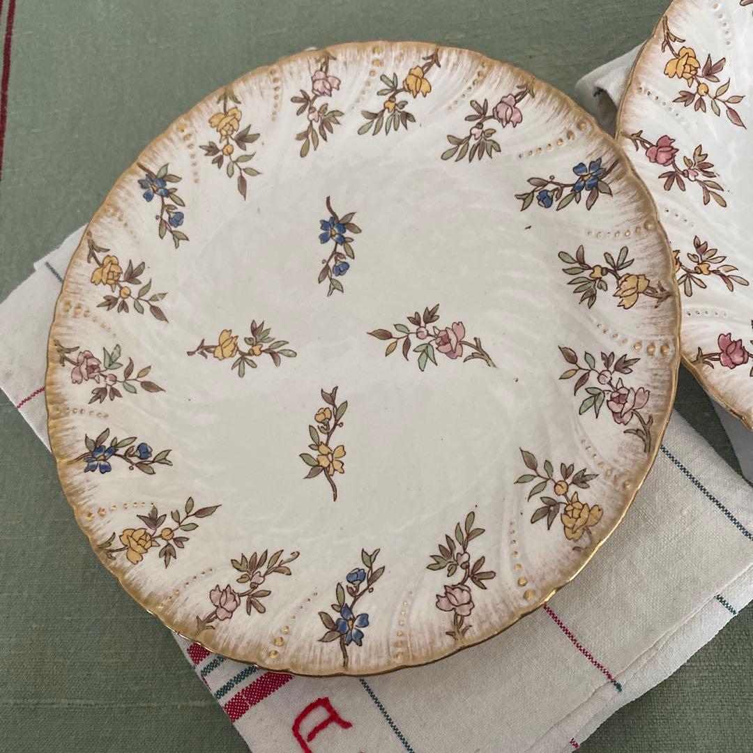 Sarreguemines　ルイ15世　プレートセットフランスアンティーク【C】