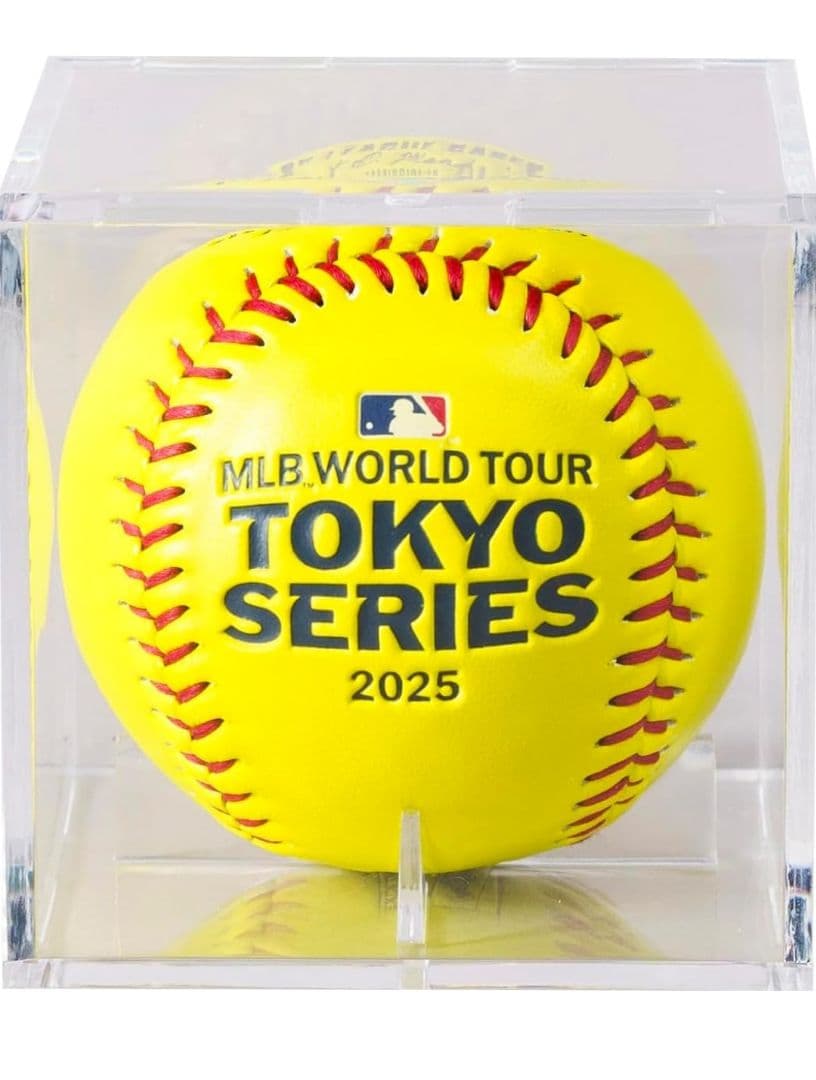 MLB 開幕戦 2025 東京 【限定】記念ボール イエロー☆
