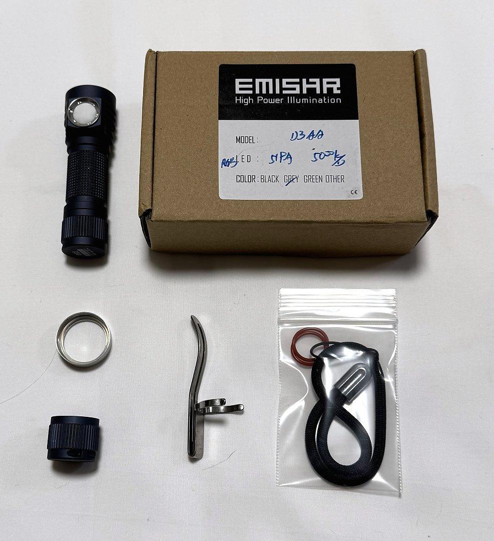 Emisar D3AA - 単3/14500, Anduril 2, 高演色