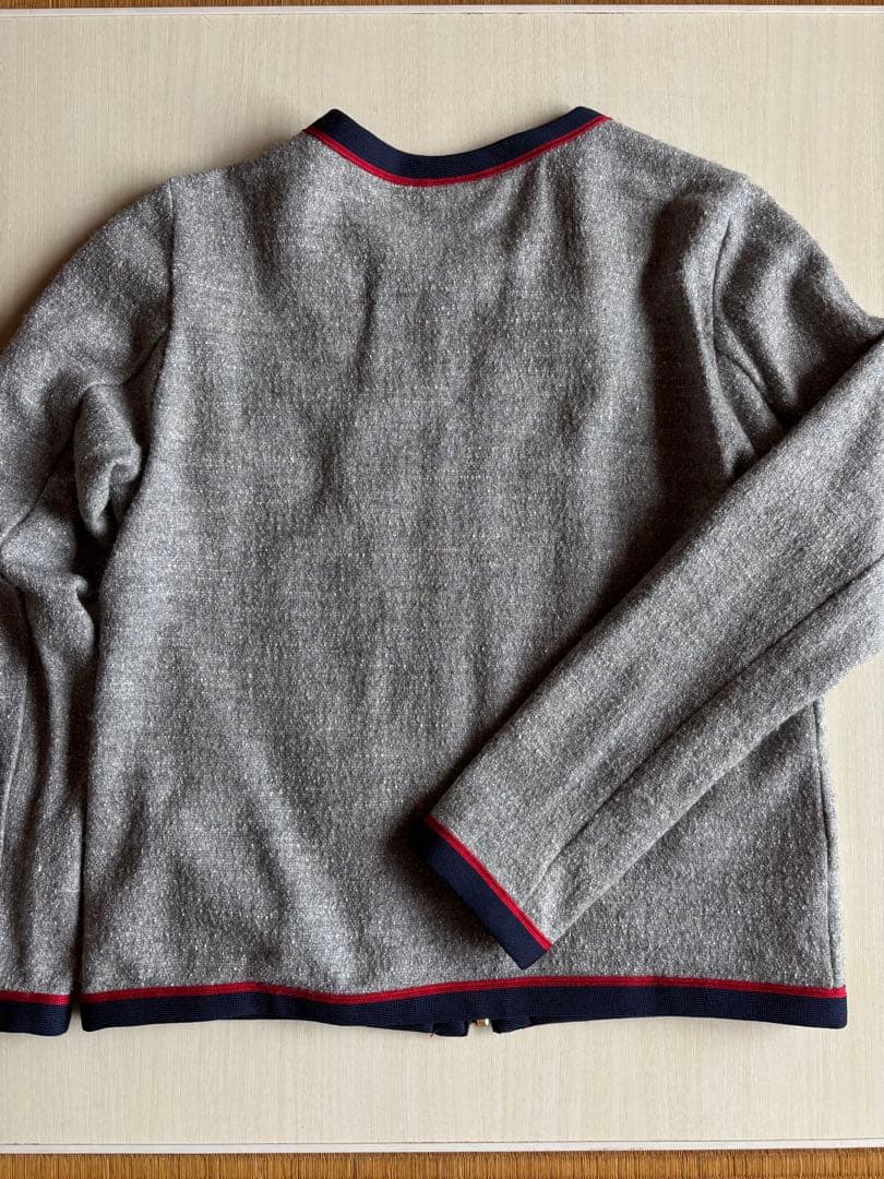 値下げ　FILA テニスジャケットグレー Mサイズ