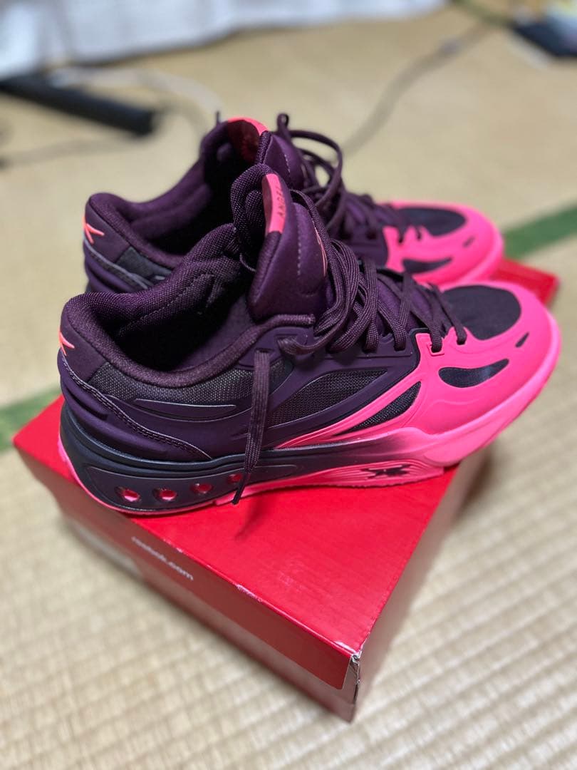 Reebok バスケットボールシューズ ピンク/パープル