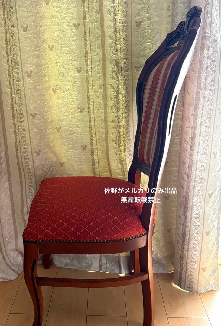 【匿名発送】アンティーク調 チェア ダイニングチェア 猫脚家具 1脚