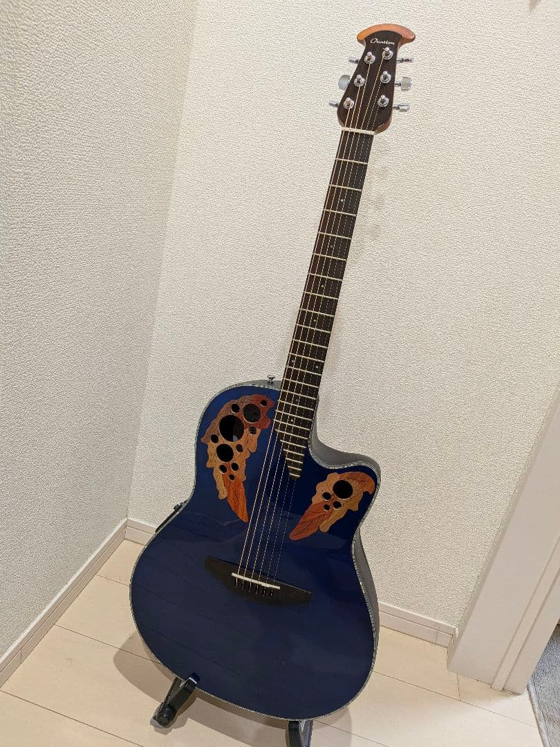 Ovation Celebrity CE44P　ブルー／美品