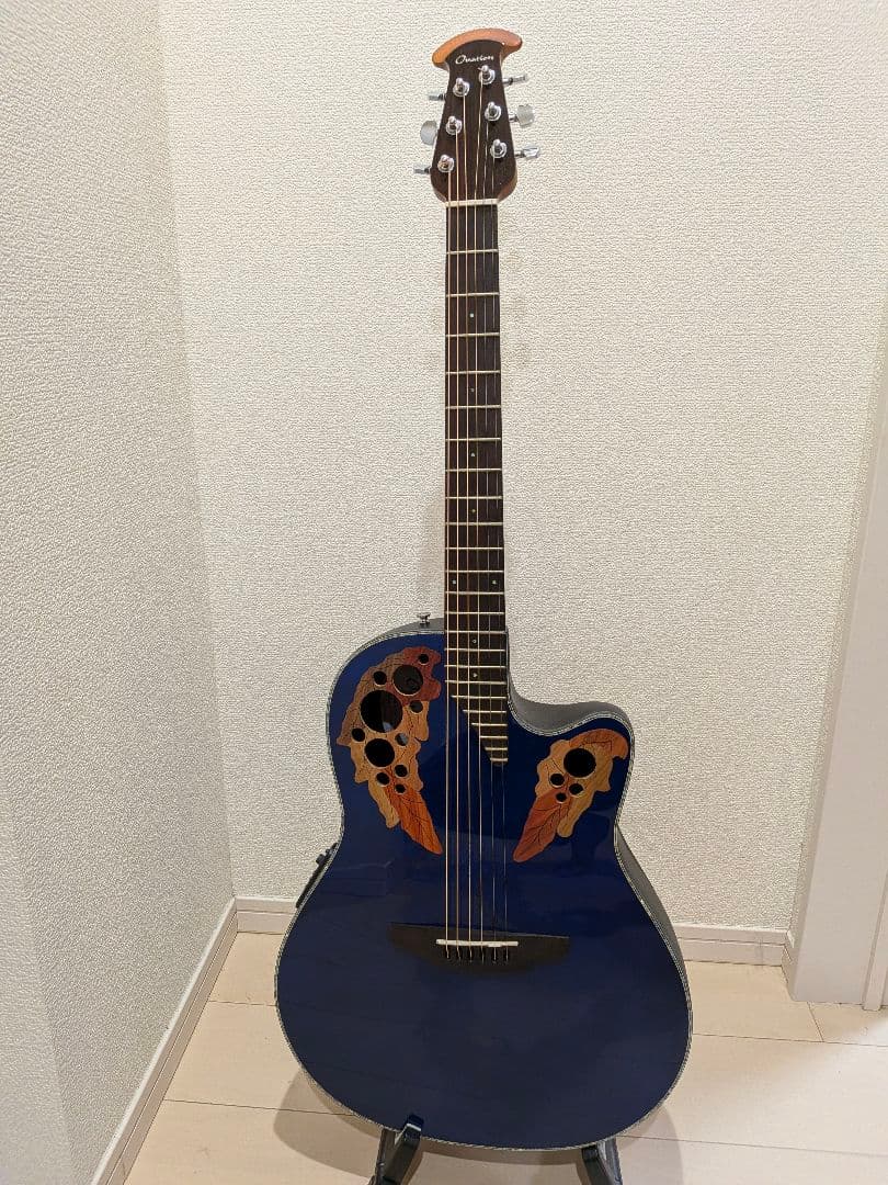 Ovation Celebrity CE44P　ブルー／美品