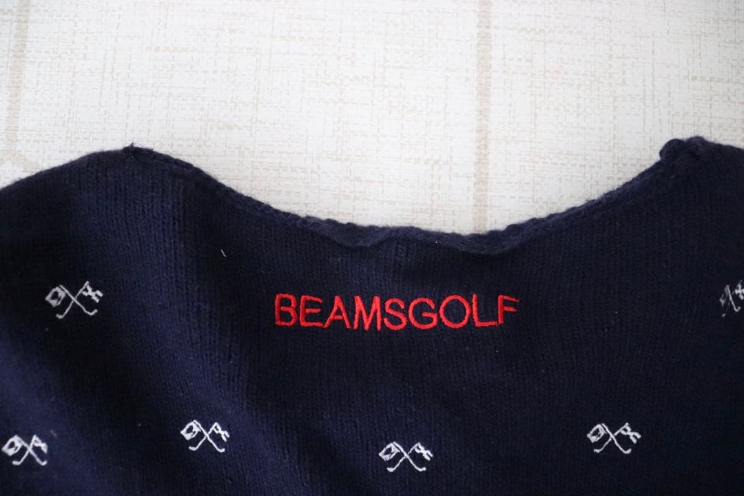 BEAMS GOLF ゴルフウェア2点セット セーター＋ポロシャツ メンズ