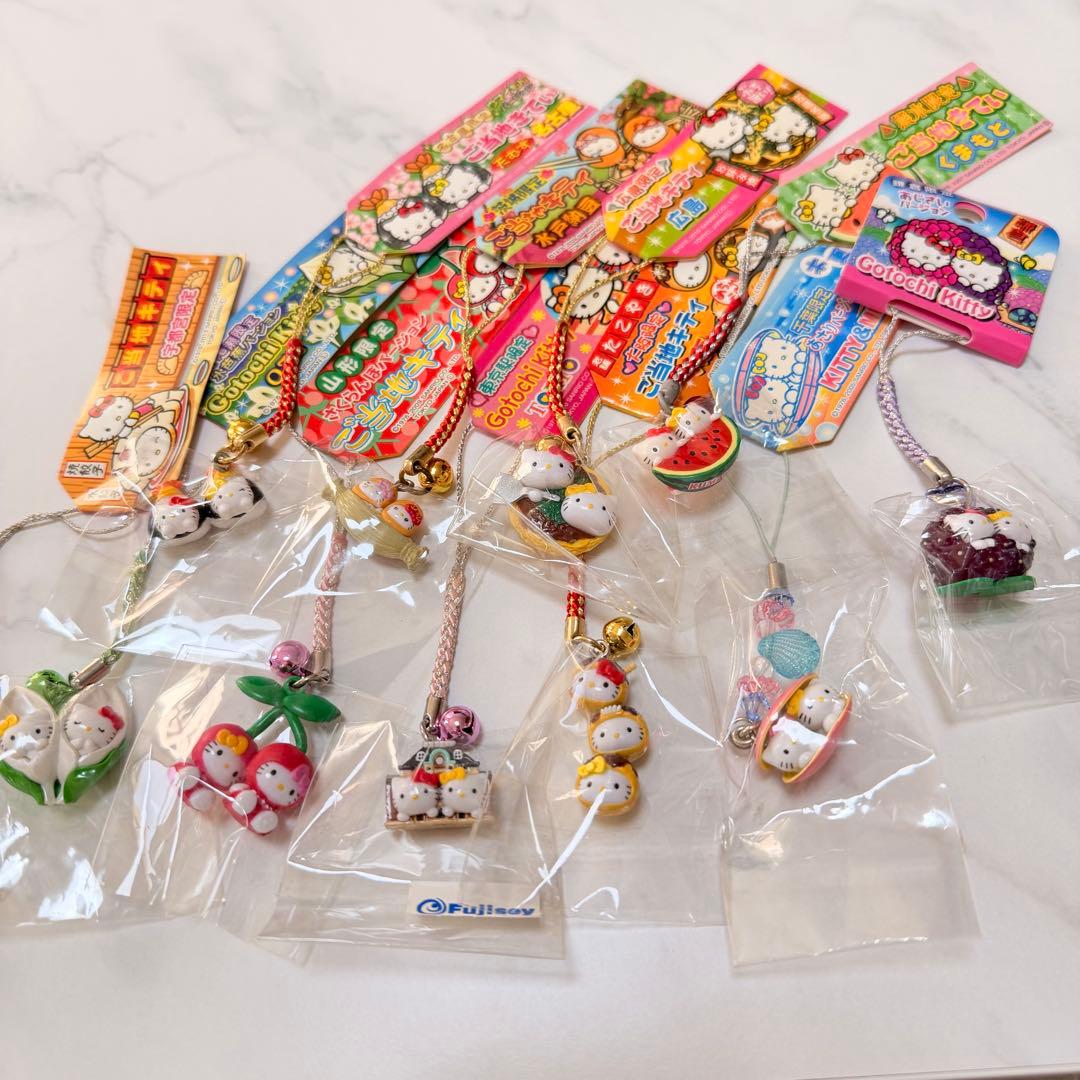 値下げ再出品中　ご当地キティ根付け【まとめ売り】　希少アイテム