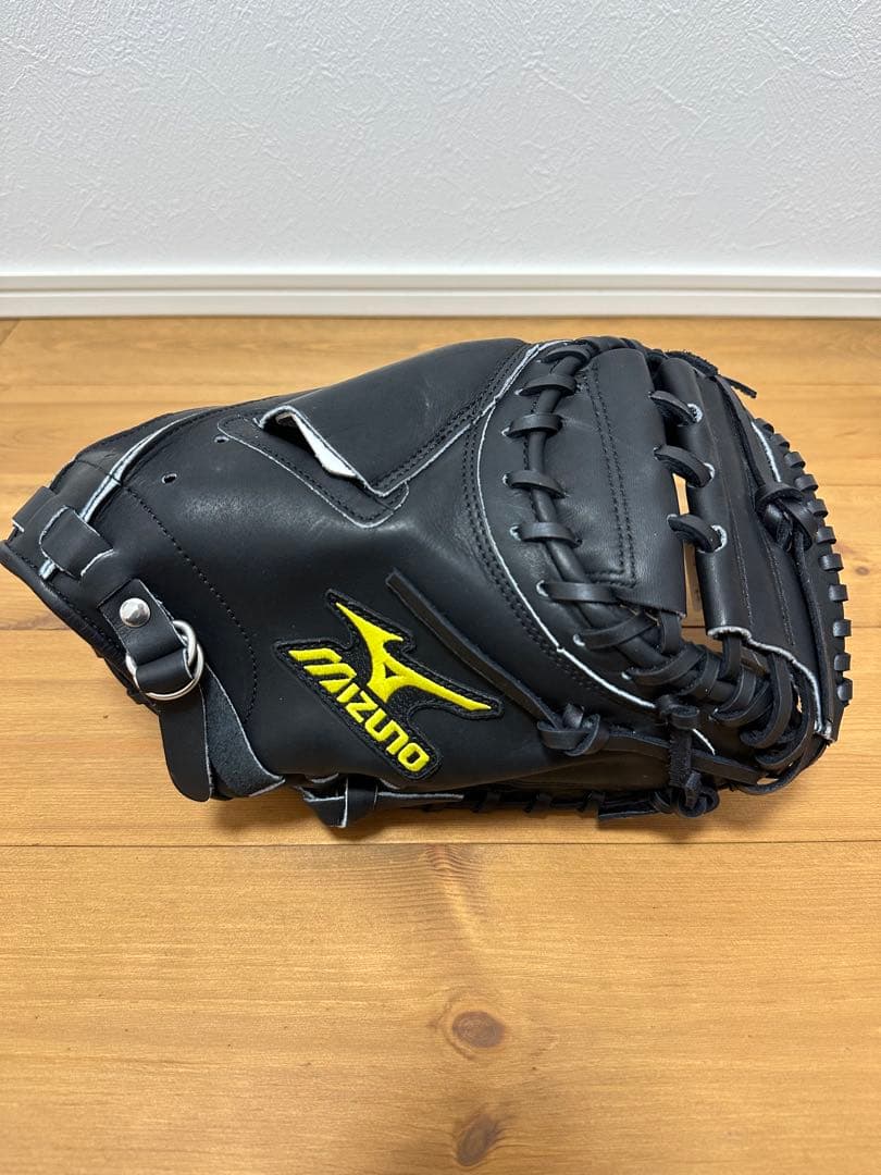 Mizuno 旧ロゴ 硬式用キャッチャーミット ブラック 新品未使用 タグ付き