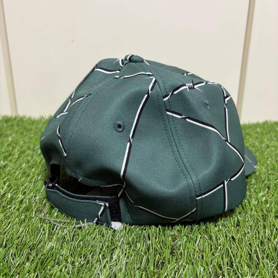 【RUSSELUNO】新品　ルチャロゴ有刺鉄線デザインキャップ　ゴルフ　メンズ