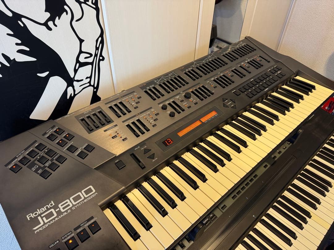 【価格再設定！】 名曲を生んだRoland JD-800とスタンドセット