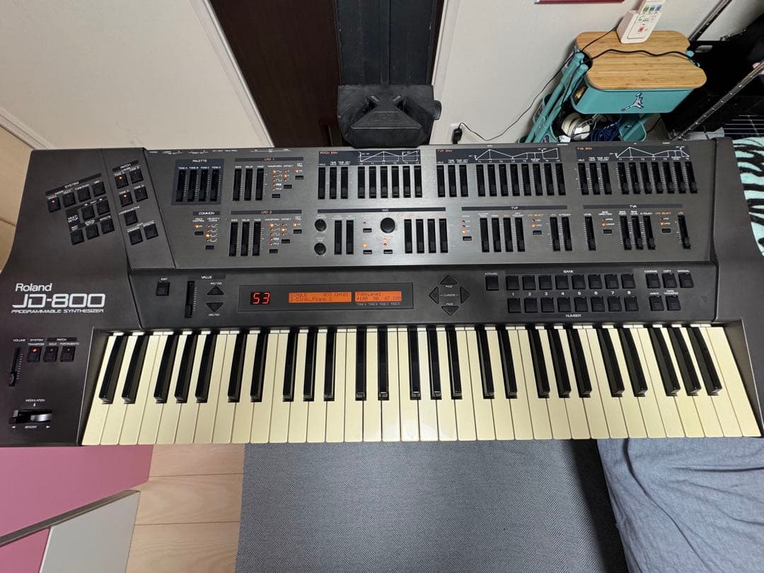 【価格再設定！】 名曲を生んだRoland JD-800とスタンドセット