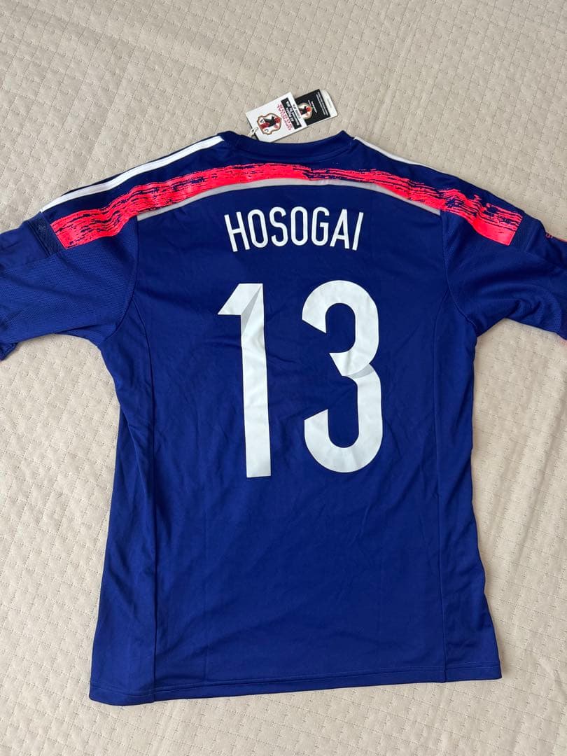 新品 サッカー 日本代表 シャツ HOSOGAI 13番 さよなら国立 Lサイズ