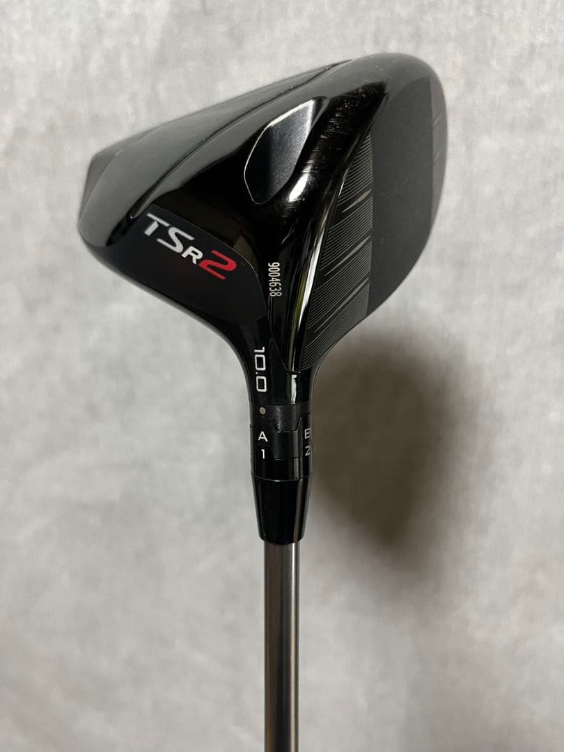 タイトリストTSR2 ドライバー 10° シャフト2本付　ヘッドカバー有り